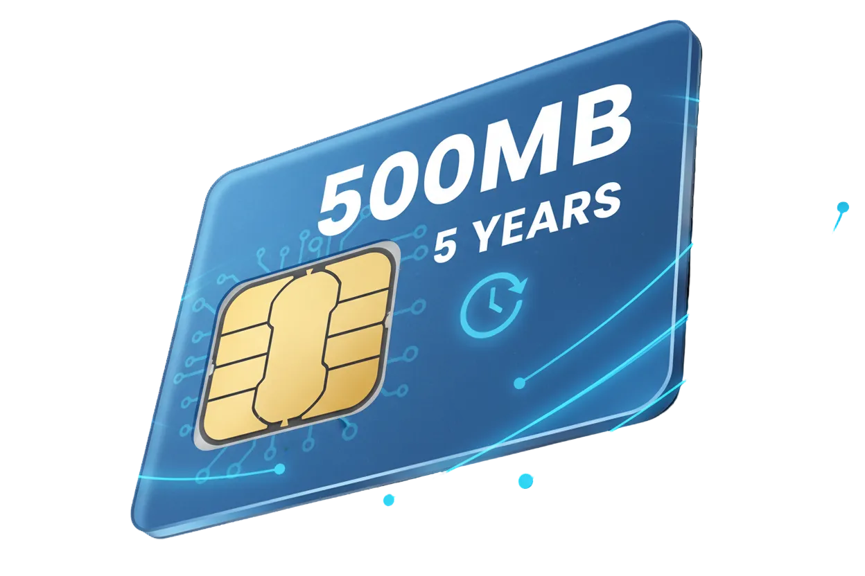 Teltonika SIM Card 500MB 5 Years | IoT SIM for GPS Trackers